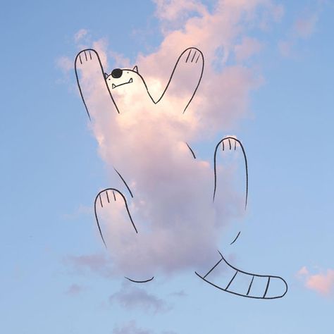 Artist Posts Funny Cloud Doodles On Twitter, People Like Them So Much That They Respond With Their Own Doodles | Bored Panda Kinds Of Clouds, Cloud Illustration, Clouds In The Sky, Doodle Images, Like Image, Cloud Art, Cloud Drawing, Apple Watch Wallpaper, Creative Drawing