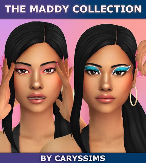 The Maddy Collection | CarysSims på Patreon Makeup Cc, Sims 4 Anime, Pelo Sims, The Sims 4 Packs, Sims 4 Mm Cc, Sims 4 Cc Makeup, Sims 4 Game Mods, Sims 4 Expansions, Free Sims