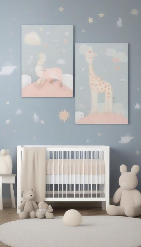 "Let the nursery be a space of imagination and play with adorable prints. 💫" Christmas Nursery, Animals Christmas, Baby's Room, Nursery Walls, Nursery Wall, Nursery Wall Art, Baby Room, Baby Animals, Nursery