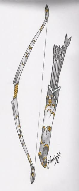 Tattoo Arrow, Arrow Bow, Bow Drawing, Arrow Drawing, Arrow Tattoo, Arrow Tattoos, Bow And Arrow, Bow Arrows, Legolas