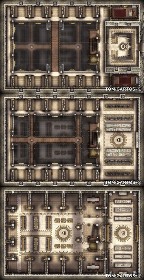 Library Battlemap, Rpg City, Dwarven City, Fantasy City Map, Dragons 5e, Dnd World Map, Building Map, Fantasy World Map, Underground World