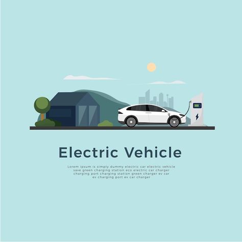 Ev car poster | Premium Vector #Freepik #vector #ev-car #instagram-post #electric-vehicle #electric-vehicle-charging-station Electric Cars Illustration, Electric Car Drawing, Electric Car Poster Design, Electric Vehicle Poster, Electric Car Illustration, Ev Car Electric Vehicle, Electric Vehicle Design, Electric Car Poster, Ev Vehicle