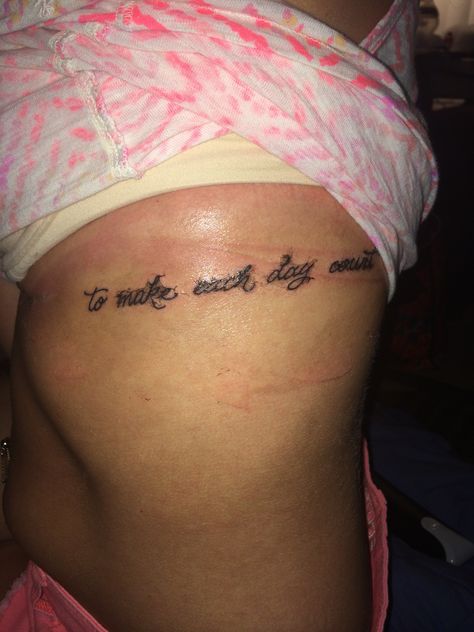 To make each day count....from Titanic love love my tattoo! Day Count, My Tattoo, Cute Tattoos For Women, Love Love, Each Day, Cute Tattoos, Titanic, I Tattoo, Tattoos For Women