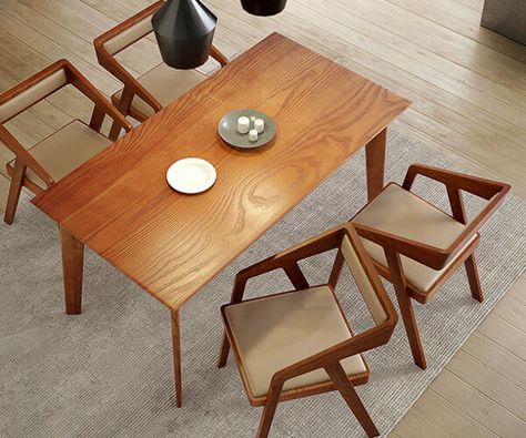 Dining Room Design Board, Dinnig Table, Dining Designs, Modern Wood Dining Chair, Latest Dining Table, Modern Wooden Furniture, Wooden Dining Table Designs, Small Table And Chairs, Rental Ideas