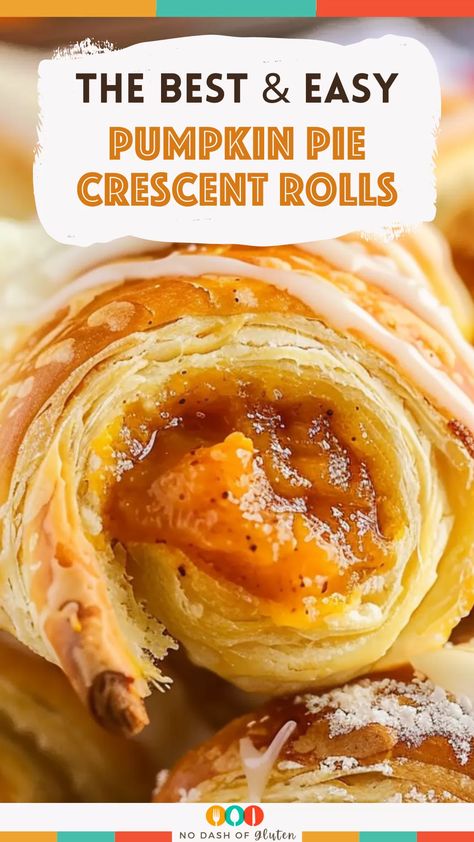 Easy Pumpkin Pie Crescent Rolls Pumpkin Cheese Roll, Crescent Roll Pumpkin Pie, Pumpkin And Crescent Roll Recipes, Pumpkin Pie Cressant Rolls, Crescent Roll Pumpkin Rolls, Dessert Recipes With Crescent Roll Dough, Pumpkin Crescent Rolls Easy, Easy Pumpkin Breakfast Ideas, Easy Breakfast Ideas Crescent Rolls