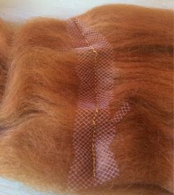 Atelier Mandaline: Tutorial: How To Make a Mohair Doll Wig Diy Doll Wig, Diy Doll Hair, Cow Skull Art, Making Wigs, Angora Goat, How To Tie Ribbon, Soft Sculpture Dolls, Cloth Dolls Handmade, Doll Wig