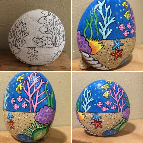 Caillou Roche, Beach Rock Art, Painted River Rocks, Rock Flowers, Art Pierre, Rock And Pebbles, Painted Rocks Craft, Painted Rocks Diy, Rock Painting Ideas Easy