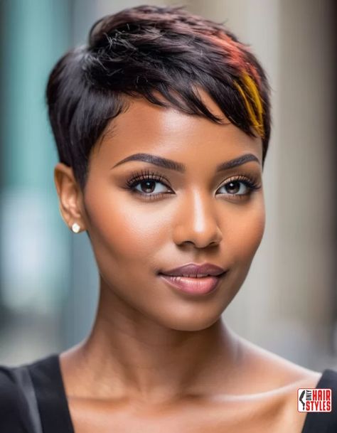 Side Part Pixie Haircut Black Women, Very Short Hairstyle Women, Short Natural Hair Styles Easy, Very Short Pixie Haircut Black Women, Short Hair Pixie Cuts Black Women, Short Pixie Cut Black Women, Black Women Pixie Haircut, Black Hairstyles For Women, Natural Haircuts For Black Women