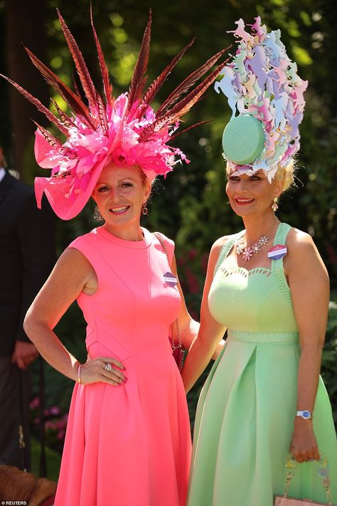 Racegoers heading to the second day of Royal Ascot don't hold back in the glamour stakes  | Daily Mail Online Royal Ascot Races, White Frock, Charles And Camilla, Charlotte Hawkins, The British Royal Family, Hawes And Curtis, Prince Charles And Camilla, Duchess Of Cornwall, Royal Ascot