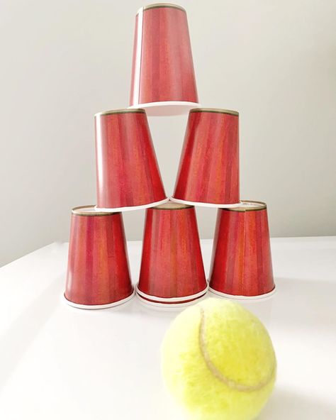 Put The Fun In Function:MSOTRL on Instagram: “DIY bowling... Stacking cups is great for graded control of movement. They have to build carefully without knocking it over. (Grade the…” Diy Bowling, Stacking Cups, Bowling Games, Plastic Glasses, Games For Toddlers, Instagram Diy, Bowling, Knock Knock, Candle Holders