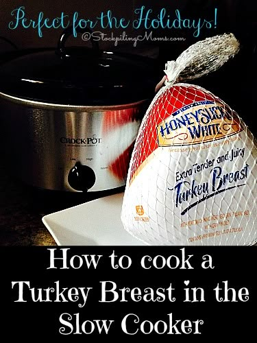 Turkey In The Oven, Thanksgiving Crockpot Recipes, Cook A Turkey, Cooking Turkey Breast, Slow Cooker Turkey Breast, Crock Pot Food, Crockpot Turkey, Table D Hote, Slow Cooker Turkey