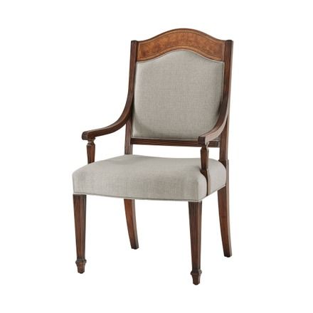 Sheraton's Satinwood Side chair - Theodore Alexander is one of the finest luxury furniture brands in the world - theodorealexander.com Luxury Furniture Brands, Theodore Alexander, Side Chair, Luxury Furniture, Side Chairs, Alexander, The World, Furniture