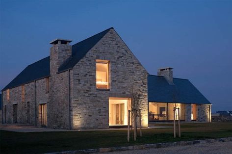 Irish Farmhouse, House Designs Ireland, Plan Garage, Mayo Ireland, Stone Exterior Houses, Irish Houses, Cottage Style House Plans, Irish Cottage, House Design Exterior