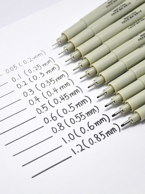 Midliner Pens Aesthetic Notes, Journal Stationery Supplies, School Supplies Grunge, School Supplies Pens & Pencils, Pens Aesthetics, Minimalist School Supplies, Best Pens For Writing, Black School Supplies, Good Pens