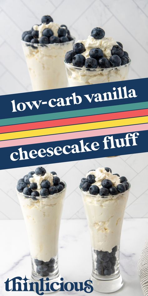 This Vanilla Low-Carb Cheesecake Fluff is not only super rich & satisfyingly sweet, it also whips up in 3 minutes flat, which means you don't have to wait when you have a craving for something sweet. Cheesecake Fluff, The Boiled Egg Diet, Low Carb Soup Recipes, Low Fat Low Carb, Egg Diet Plan, Low Carb Low Fat Recipes, Vanilla Cheesecake, Low Carb Cheesecake, Boiled Egg Diet Plan