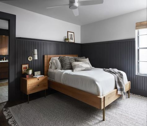 Fixer Upper: Welcome Home Episode 2 Before-and-After Photos | POPSUGAR Home Guys Bedroom Ideas, Fixer Upper Welcome Home, Bedroom Ideas For Men, Sophisticated Furniture, Masculine Bedroom, Mens Bedroom, Bohemian Bedroom Decor, Installing Cabinets, Room Transformation