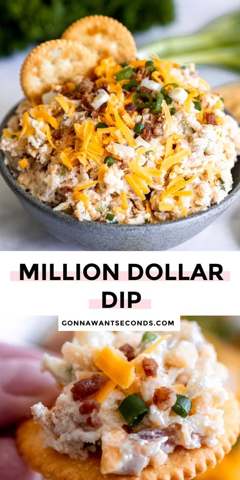 Million Dollar Dip, The Cooking Jar, Cheese Dips, Delicious Dips Recipes, Cheese Cheddar, Kinds Of Cheese, Dip Recipes Easy, Soccer Practice, Appetizer Ideas