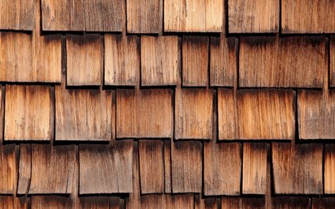 Wood Shake Siding: Its Pros and Cons - Today's Homeowner Wood Shake Siding, Pier And Beam Foundation, House Plumbing, Window Brands, Shake Siding, Types Of Siding, How To Install Gutters, Painted Patio, Wood Shingles