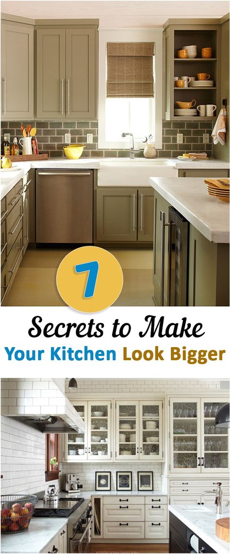 7 Secrets to Make Your Kitchen Look Bigger