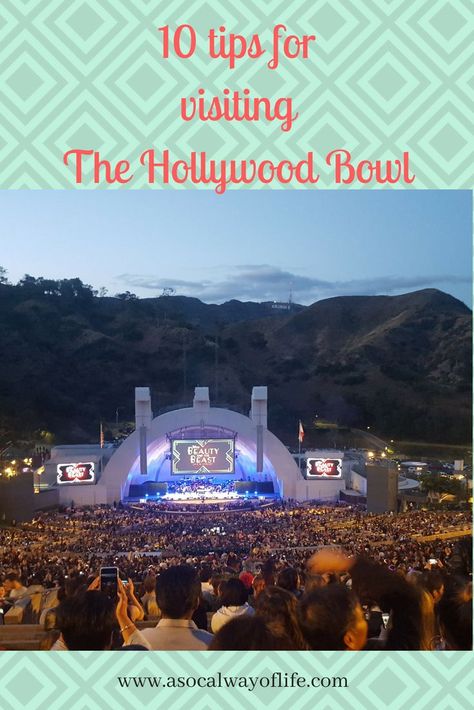 Going to the Hollywood Bowl soon?  Read here for 10 tips for making your visit to the Bowl an easier one. Hollywood Bowl Picnic Ideas, Hollywood Bowl Outfit Ideas, Bowl Cocktails, Staycation Ideas, Bowl Ideas, Los Angeles Hollywood, Hollywood Bowl, Unique Vacations, The Hollywood Bowl