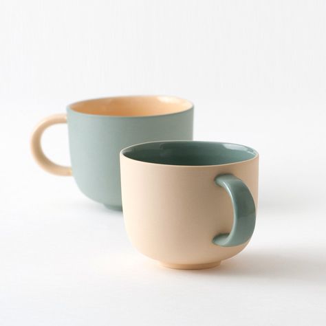 James Hoffmann, Porcelain Mug, Ceramic Tea Cups, Small Mug, Porcelain Tableware, Tassen Design, Cup Ceramic, Hand Built Pottery, Ceramic Tea Cup