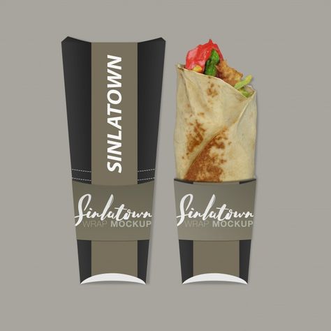 Fast food packaging mock up Premium Psd | Premium Psd #Freepik #psd #mockup #food #label #template Shawarma Box Packaging, Shawarma Packaging Ideas, Shawarma Packaging, Fast Food Packaging, Food Delivery Packaging, Secondary Packaging, Cake Boxes Packaging, Bakery Packaging Design, Sandwich Packaging