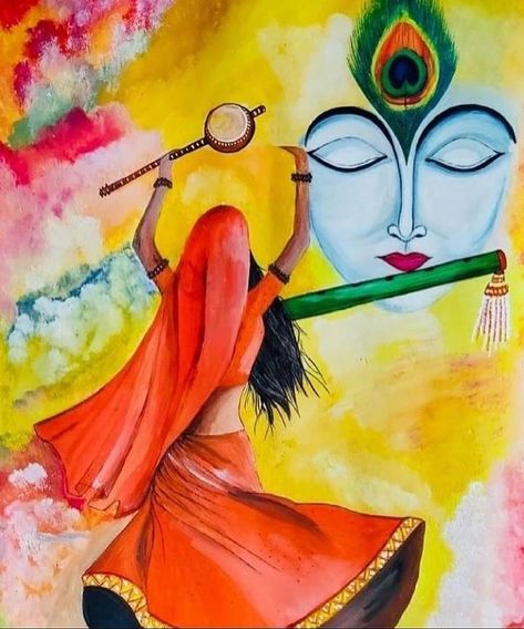 Radhe Krishna Rangoli, Krishna Rangoli, Janmashtami Pictures, Rangoli Painting, Jay Shree Krishna, Ganesha Artwork, Poster Rangoli, Rajasthani Art, Krishna Drawing