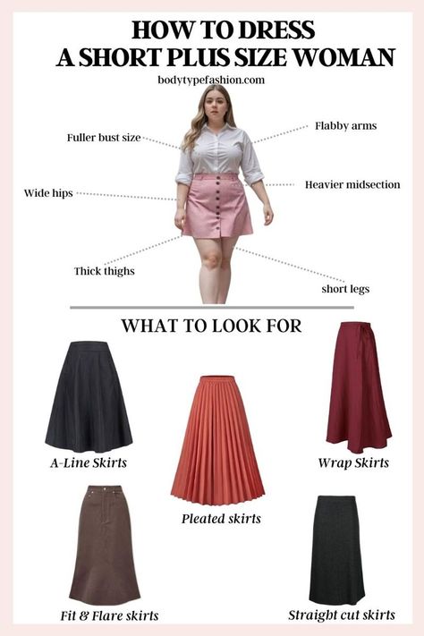 Petite Plus Size Outfits, Summer Outfits Curvy, Glamorous Evening Dresses, Summer Outfits For Moms, Plus Size Fashion Tips, Fit And Flare Skirt, Blouse Diy, Curvy Women Outfits, Short Blonde Hair