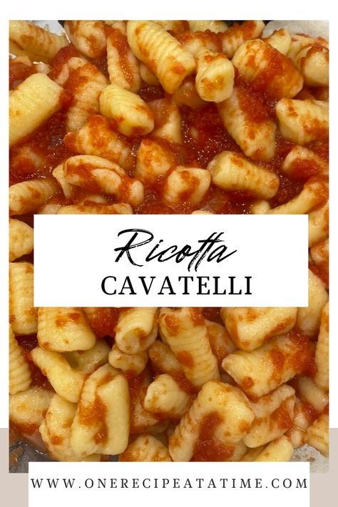 Fresh pasta is a labor of love but this three ingredient ricotta cavatelli makes it all worthwhile Ricotta Cavatelli Pasta Recipe, Ricotta Cavatelli Recipe, Cavatelli Pasta Recipe, Cavatelli Recipe, Cavatelli Pasta, Types Of Sauces, Homemade Ricotta, Pasta Dinner Recipes, Red Sauce