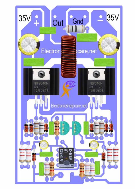 Class d amplifier circuit Class D Amplifier Circuit Diagram, Amplifier Circuit Diagram, Diy Amplifier, Speaker Projects, Double Image, Electronic Circuit Design, Class D Amplifier, Electronic Circuit Projects, Electronic Circuit