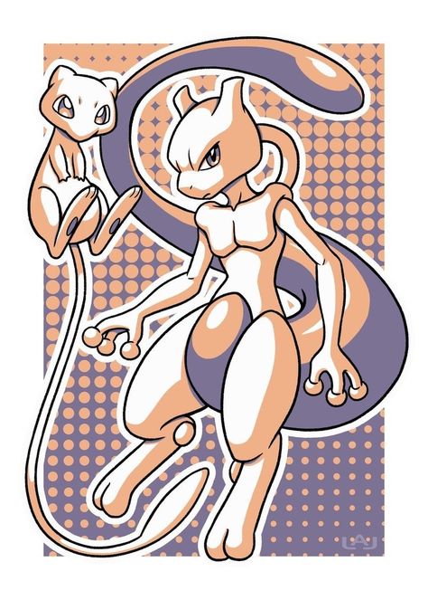 Mewtwo Art, Pokemon Calendar, Ninetales Pokemon, Evolution Pokemon, Pokemon Painting, Pokemon Mewtwo, Mew And Mewtwo, Legendary Pokemon, Pokemon Mew