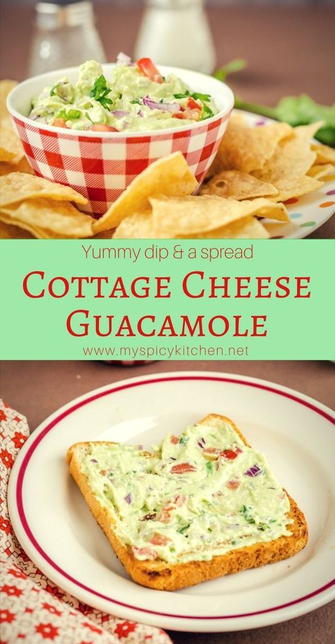 Cottage Cheese Recipes Healthy, Open Sandwich, Cottage Cheese Dips, Guacamole Dip, Protein Dinner, Cottage Cheese Recipes, Bariatric Recipes, Yummy Dips, Feb 7