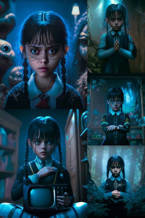 wednesday addams (in wednesday series) pixar cartoon look.created by "Midjourney AI". #midjourney #aiart #AI #midjourneyai #midjourneyart #digitalart #wednesdayaddams #Netflix  #wednesdayvibes #tvseries  #wednesday #pixar #cartoon Netflix Image, Blue Background Images, Blue Backgrounds, Pixar, Art Work, Background Images, Tv Series, Movie Tv, Art