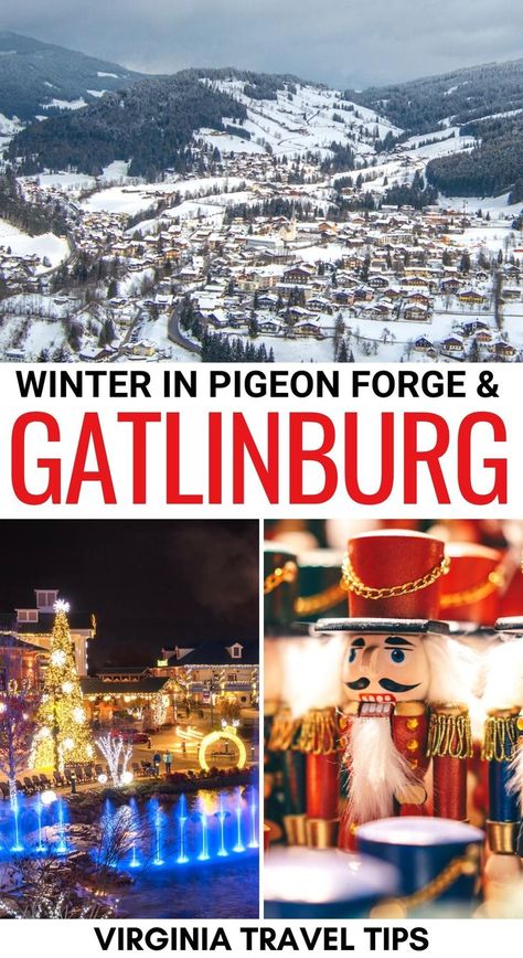 Pigeon Forge Christmas, Gatlinburg Tennessee Christmas, Gatlinburg Christmas, Tennessee Winter, Tennessee Family Vacation, Things To Do In Gatlinburg, Gatlinburg Tennessee Vacation, Best Christmas Vacations, Smoky Mountain Christmas