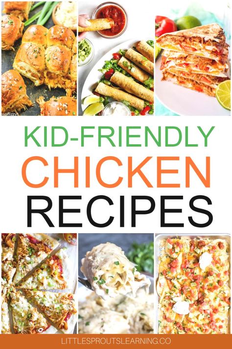 Kids can be picky eaters, but most like chicken. Chicken nuggets are universally loved, we have some tasty recipes for those bite-sized pieces as well as a host of other awesome ways to make 20 kid-friendly chicken recipes that will help make mealtime easier and make the kids happy, too. Easy Dinner For Picky Eaters Chicken, Chicken Dishes For Picky Eaters, Chicken Dinner Recipes For Picky Eaters, Chicken Dinner For Picky Eaters, Kid Friendly Rotisserie Chicken Recipes, Chicken Dinners For Picky Eaters, Picky Eater Chicken Recipes, Chicken For Picky Eaters, Easy Kid Friendly Chicken Dinners