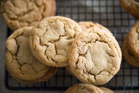 5-Ingredient Tahini Cookies Recipe From Suzy Karadsheh | Well+Good Tahini Cookies Recipe, Mediterranean Cookbook, Tahini Cookies, Tahini Recipe, Diet Cookies, Rich Desserts, Mediterranean Dishes, Biscuit Cookies, Kebabs