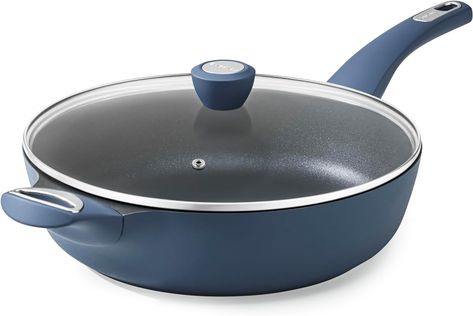 Amazon.com: SENSARTE Nonstick Deep Frying Pan, 12 Inch Large Skillet Pan, Induction Cookware, 5Qt Non Stick Saute Pan with Lid, Non Toxic Cooking Pan with Helper Handle, Healthy, PFOA PFOS APEO Free, Black: Home & Kitchen Skillet Pan, Deep Frying Pan, Induction Cookware, Pan Sizes, Cooking Pan, Cooking Pot, Non Stick, Pot Sets, Grill Pan