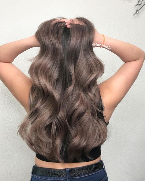 287 Likes, 0 Comments - hairstyle zone (@hair.style_zone) on Instagram: “follow @hair.style_zone follow also @hair.stylexzone follow us @excellenthairsalon First day back…” Mauve Hair, Guy Tang Mydentity, Hair History, Back At Work, Dark Red Brown, Guy Tang, Collagen Powder, Brown Box, Artistic Hair