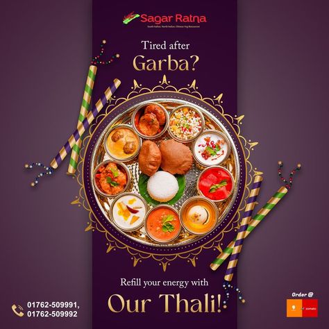 #SagarRatnaBaltana #SagarRatna #HappyNavaratri #navratri #navratrithali #thali #navratrispecial #navratriday #garba #navratrilovers #navratridays #navratrithalispecial #navratrifast #navratricelebrations #navratrifood #foodstagram #trend #foodie #food #specialthali #foodblogger #foodphotography #navratrispecialthali #southindianfood #northindianfood #healthyfood Navratri Thali, Navratri Recipes, Food Videography, Restaurant Social Media, Food Template, Party Place, Food Menu Design, Food Advertising, Photoshop Tutorial Design