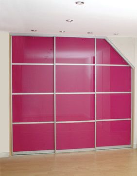 Baldai Wardrobe Images, Contemporary Closet, Pink Wardrobe, Bedroom Cupboard, Bedroom Cupboard Designs, Fitted Wardrobes, Ikea Furniture, Ombre Dresser, Sliding Doors