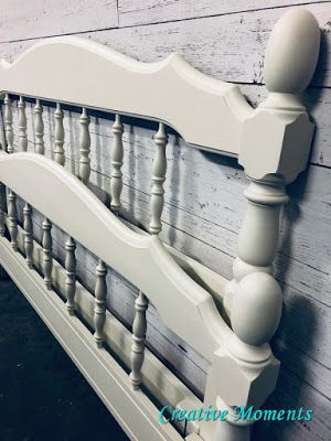 Repainting Bed Frame, Painted Bed Frame Wood, Painted Wood Bed Frame, Upcycle Bed, White Wood Bed, Painted Bed Frames, Cannonball Bed, Pine Bed Frame, Hardwood Bed