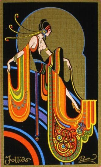 More Art Deco maybe, but leaning nouveau Art Nouveau Painting, Playing Card Art, 1920 Art Deco, Motif Art Deco, Art Deco Illustration, Art Deco Poster, Deco Poster, Art Carte, Art Deco Posters