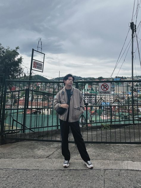 Simple styles I wore during our baguio trip! Baguio Fits Men, Baguio Outfit Men, Mini Shoulder Bag Outfit, Baguio Fits, Baguio Outfit, Shoulder Bag Outfit, Men's Outfits, Fits Men, Baguio