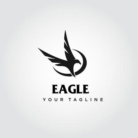 Eagle logo design vector. Suitable for your business logo Eagle Vector Logo, Eagle Logo Design Graphics, Eagle Logos, Eagle Logo Design, Falcon Logo, Eagle Vector, Bleach T Shirts, Luxury Logo Design, Eagle Logo