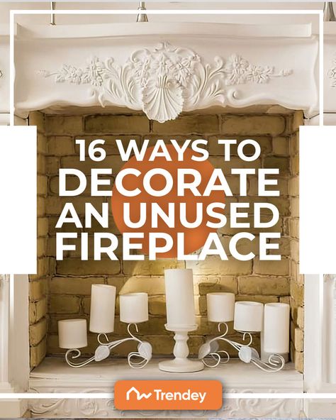 Unused fireplace decoration ideas Unused Fireplace, Candles In Fireplace, Indoor Gardens, Fireplace Ideas, Fireplace Design, Fireplace Decor, Creative Decor, Make It, Decor Ideas