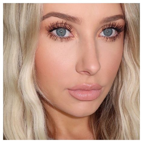 Lauren Curtis, Natural Makeup For Blondes, Clinique Eyeshadow, Glam Eyeshadow, Everyday Glam, Makeup For Blondes, Beauty Guru, Makeup Goals, Blue Eye Makeup