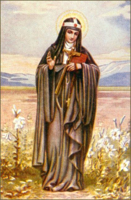 st bridget of sweden | October 8.—ST. BRIDGET OF SWEDEN. St Bridget, Catholic Confirmation, Maria Goretti, Friend Of God, St Brigid, Catholic Books, Catholic Art, Patron Saints, Sacred Art