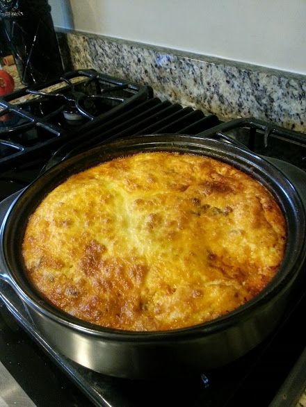 #Velata Cheddar Cheese Taco Pie  #onepotdinner #rockcrock #dinnerDONE Roc Crock Recipes Pampered Chef, Pampered Chef Rockcrok Recipes, Crock Pot Ideas, Rockcrok Recipes, Rock Crock Recipes, Crock Meals, Cheese Taco, Best Camping Meals, Taco Pie