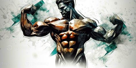 AI Generated. AI Generative. Ink drwaing design graffiti art of strong power athlete bodubuilder shape. Sport gym workout motivation. Graphic Art Gym Graffiti, Lord Shiva Sketch, Gym Workout Motivation, Shiva Sketch, Ram Wallpaper, Gym Wall, Cityscape Photos, Logo Banners, Workout Motivation