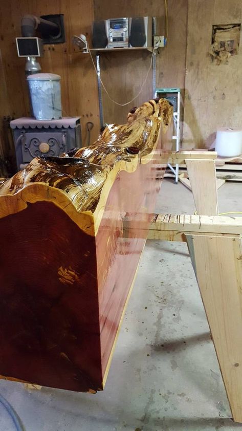 Bar Top Fireplace Mantel Bar Live Edge Slab Mantle | Etsy Fire Mantel, Craftsman Fireplace, Cedar Table, Mantle Fireplace, Art Pole, Fireplace Mantel Decor, Wood Tables, Home Bar Designs, Fireplace Screens